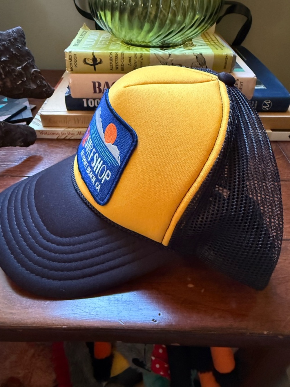 Beach Surf and Skate 15th St Surfshop Newport Beach CA Y2K Trucker Hat - Picture 2 of 4